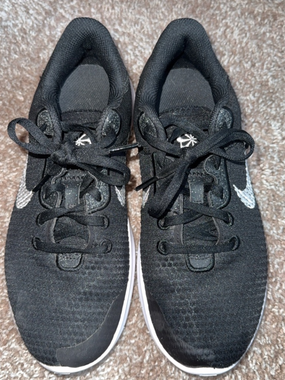 Nike Black and White Sneaker Tag Detail